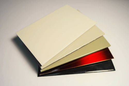 Different coated sheets are shown. 
