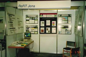 Ansicht des INNOVENT Stands auf dem Erfurter Technologietag 1994