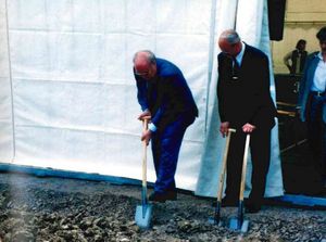 Groundbreaking ceremony for the new INNOVENT building 1999