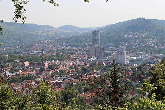 Ausblick über Jena